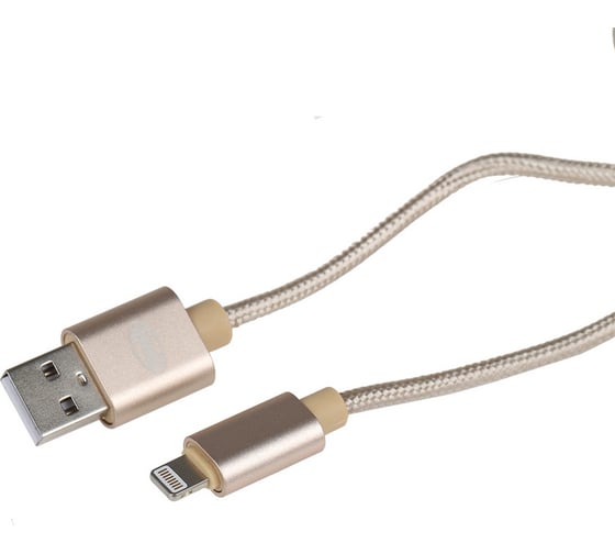 Кабель Heyner Премиум Lightning USB 2.0 DATA Transfer до 480 Mb/сек. 2 м. Золотой 511790