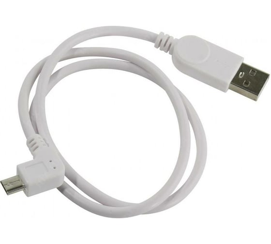 USB кабель Pro Legend USB 2.0 A вилка -Micro USB, угловой, белый, 1м pl1298 1