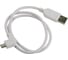 USB кабель Pro Legend USB 2.0 A вилка -Micro USB, угловой, белый, 1м pl1298 1