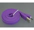 USB кабель Pro Legend плоский micro USB, 1м, фиолетовый PL1319 1