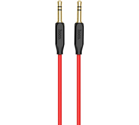 Аудио кабель Hoco Jack 3.5(M)/Jack 3.5(M), UPA11, 1м, черный, коробка 6957531079293