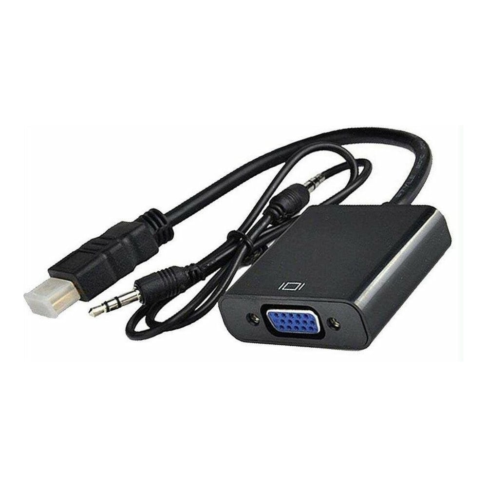Переходник Pro Legend HDMI to VGA Adapter + AUX кабель, черный PL1136 ...