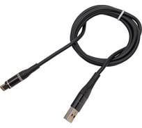 Магнитный кабель Pro Legend USB 2.0 A вилка -Lightning iphone 5/6/7, черный 1 м. PL1150