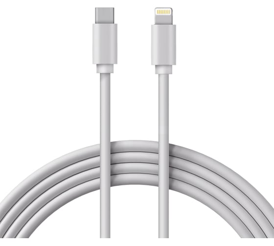 Кабель USB Type-C - Lightning REXANT 2.1 A, 1 м, для iPhone белый 18-1898