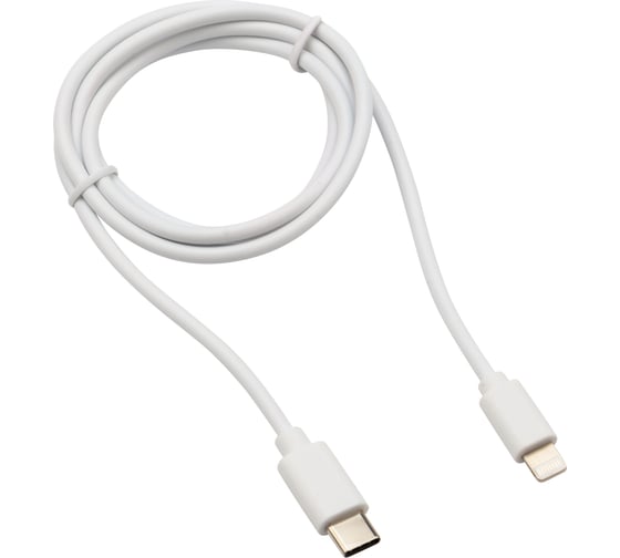 Кабель USB Type-C - Lightning REXANT 2.1 A, 1 м, для iPhone белый 18-1898
