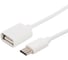 Кабель OTG Type-C - USB,REXANT 2,4A, 15 см белый 18-1180 6