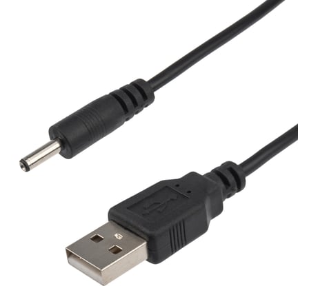 Кабель REXANT USB - DC 3,4x1,4 мм разъем питание 1,5 метра 18-0235