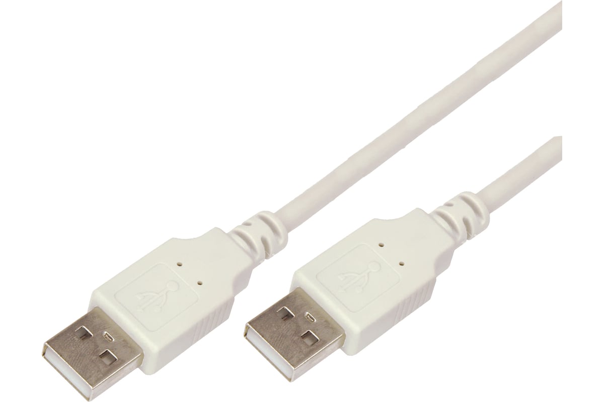 Кабель usb a - usb a rexant 3 метра, серый 18-1146