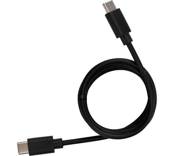 Кабель USB Type-C - Type-C REXANT 3 A 1 м черный 18-1829