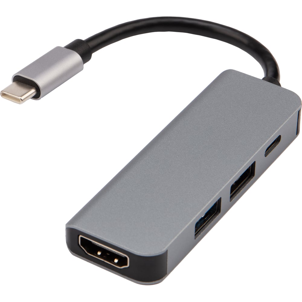 Разветвитель REXANT USB Type-C на 4 порта: 1xHDMI/2xUSB 3.0 PD/1xType-C ...