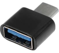 Адаптер Type-C-USB LUAZON OTG, цвет чёрный 4050891