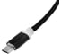 Кабель 2 в 1 LUAZON microUSB/Lightning - USB, 1 А, в виде брелка, черный 2502717 2