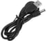 Универсальный кабель LUAZON разъем 5.5 - USB, 0,8 м, чёрный 4487502 1