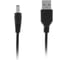 Универсальный кабель LUAZON разъем 5.5 - USB, 0,8 м, чёрный 4487502 4