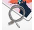 Дата-кабель Deppa Metal USB - micro USB, алюминий, 1. 2м, стальной 72273 2