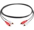 Межблочный кабель PROCAST cable 2RCA/2RCA.2 2RCA m-2RCA m, длина 2m, цвет черный НФ-00000417 1
