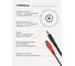 Переходник PROCAST cable A-MJ/2RCA-F 3,5mm miniJack TRS m-2RCA f, длина 150mm НФ-00000421 2
