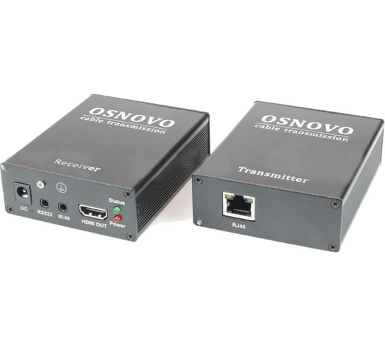 Комплект для передачи HDMI по сети Ethernet OSNOVO HDCVI, HDTVI, AHD, HDMI, VGA TLN-Hi/1+RLN-Hi/1 УТ-00006839 1
