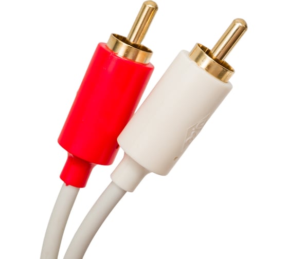 Межблочный кабель PROCAST cable M-MJ/2RCA.2 3,5mm miniJack TRS-2RCA male, 2m, белый НФ-00000423