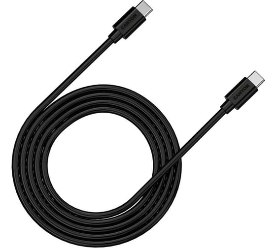 Кабель Canyon C-12, USB Type C - USB Type C, черный CNS-USBC12B