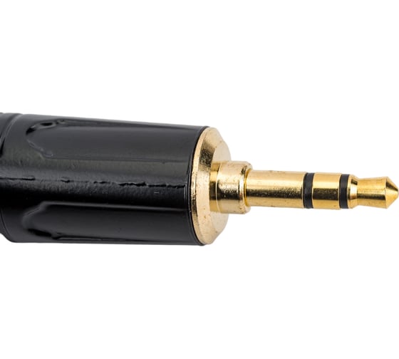 Разъем PROCAST cable MP-3.5/6/M/M mini Jack 3,5mm male, черный НФ-00000434