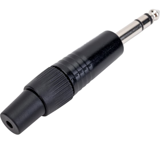 Разъем PROCAST cable TRS-6.3/6/M/S TRS Jack 6,3mm male, STEREO/BALACE, черный НФ-00000429