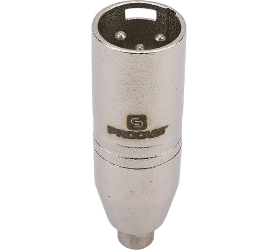 Переходник-адаптер PROCAST cable A-XLRm/RCAf XLR m/RCA f НФ-00000426