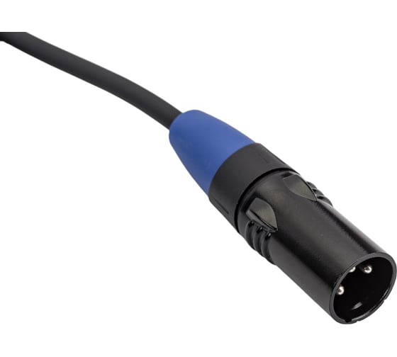 Межблочный балансный кабель PROCAST cable XLR m/XLR f.1 XLR m/XLR f, длина 1m, черный НФ-00000419