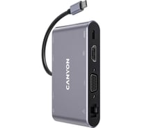Мультипортовый хаб Canyon 8-в-1 DS-14 CNS-TDS14