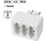 Блок на 3 гнезда TDM ELECTRIC 2П 2,5 А 250 B под плоскую вилку белый SQ1806-0205 2