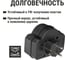 Блок на 3 гнезда с выключателем TDM ELECTRIC с индикацией: 1x2П+3 16А+2x2П 2,5А под плоскую вилку 250B черный SQ1806-0302 4