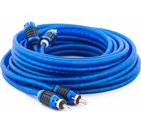 Межблочный кабель SWAT 2RCA-2RCA, 1.8 метров, витая пара, 2 экрана, медь SIP-218 1