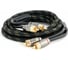 Межблочный кабель SWAT 2RCA-2RCA, 1.8 метров, витая пара, 3 экрана, медь SIX-218 1