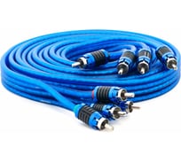 Межблочный кабель SWAT 4RCA-4RCA, 1.8 метров, витая пара, 2 экрана, медь SIP-418