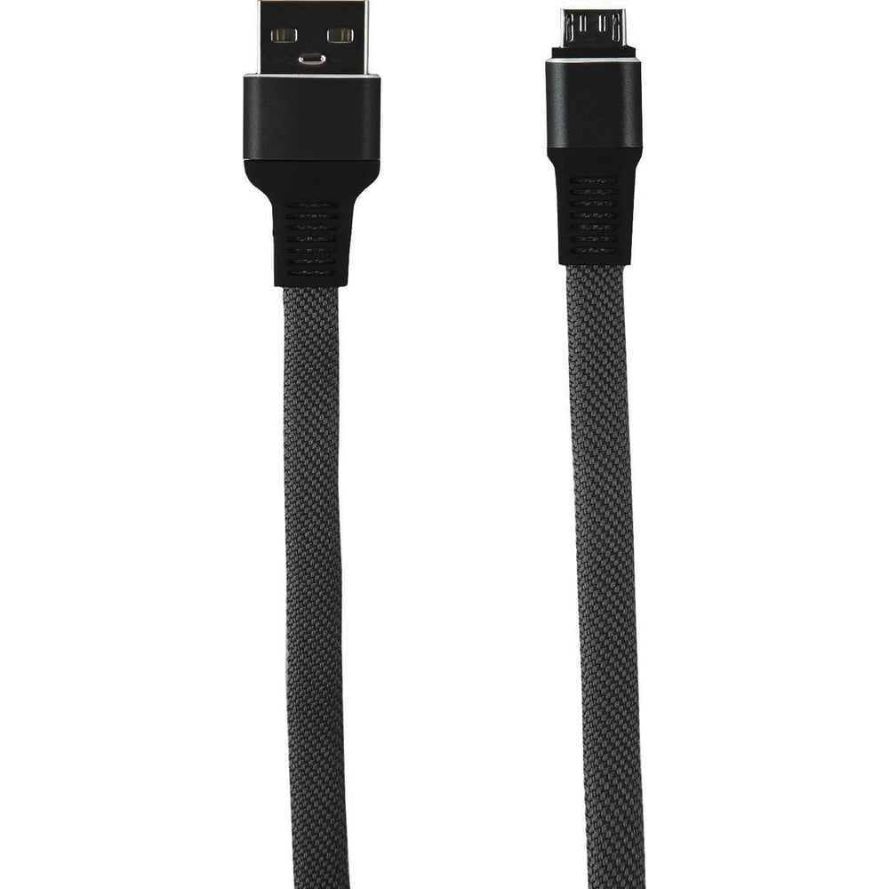 Дата-кабель Red Line Flat USB - Micro USB, черный УТ000029897 ...