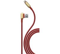 Дата-кабель Red Line Loop USB - Lightning, красный УТ000016350