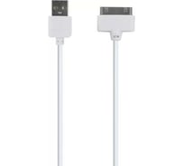 Дата-кабель Red Line USB - 30 – pin для Apple (2метра), белый УТ000010359