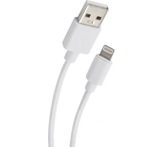 Дата-кабель Red Line USB - 8 – pin для Apple, 2А, белый УТ000028600