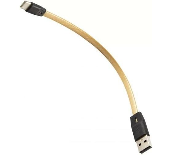 Дата-кабель Red Line USB - Type-C (20 см), 2A, золотой УТ000031031