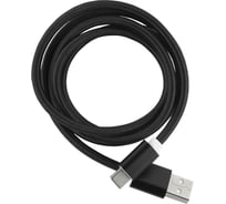 Дата-кабель Red Line USB - Type-C 2.0 нейлоновая оплетка, черный УТ000012585