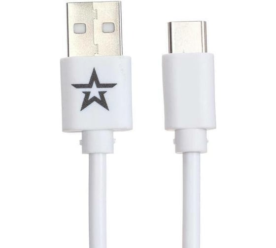 Дата-кабель Red Line USB - Type-C, белый, Армия России УТ000017391