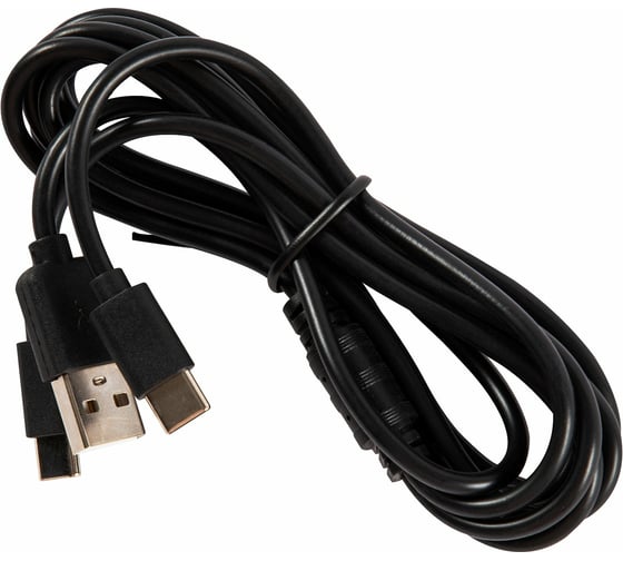 Зарядный-кабель для геймпада, игровой приставки P5 Red Line USB - Type-C (2 метра), черный УТ000027465