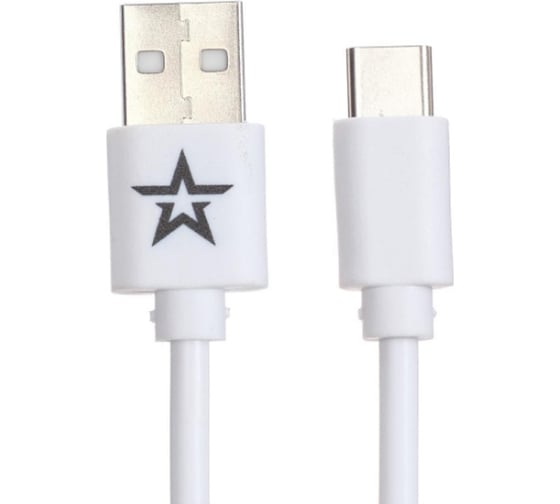Дата-кабель Red Line USB - micro USB, белый, Армия России, УТ000017390 1