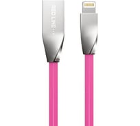 Дата-кабель Red Line SMART HIGH SPEED USB - 8-pin для Apple, розовый УТ000010035