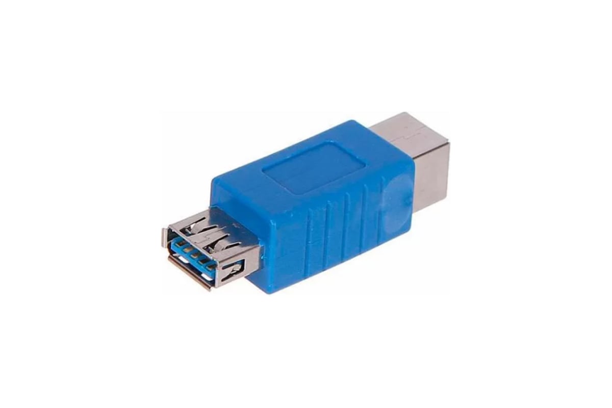 Переходник Red Line USB 3.0 USB-A Female - USB-B Female, синий ...