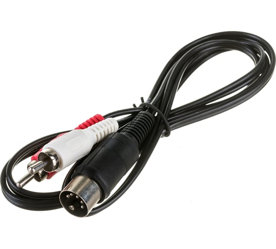 Кабель REXANT DIN 5 Pin - 2 RCA 1,2 м 17-2512-4