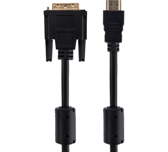 Кабель REXANT HDMI - DVI-D с фильтрами 3 м Gold 17-6305