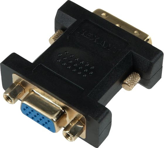 Переходник штекер REXANT DVI-I - VGA гнездо 17-6821