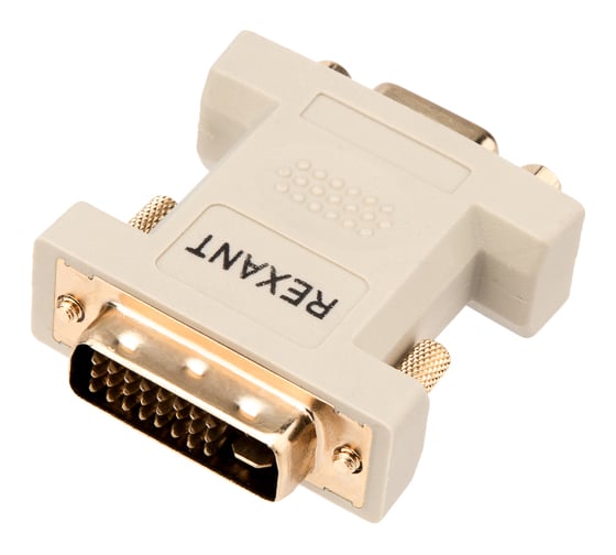 Переходник штекер REXANT DVI-I - VGA гнездо 17-6821