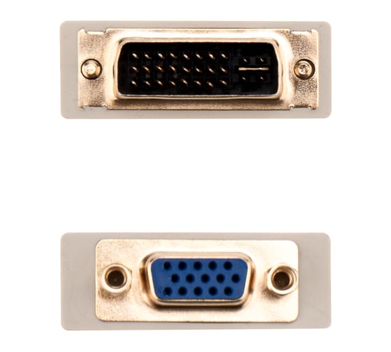 Переходник штекер REXANT DVI-I - VGA гнездо 17-6821